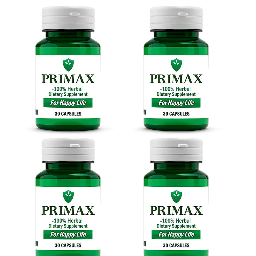 Primax Herbal Capsules ( 4 packs - 120 capsules)
